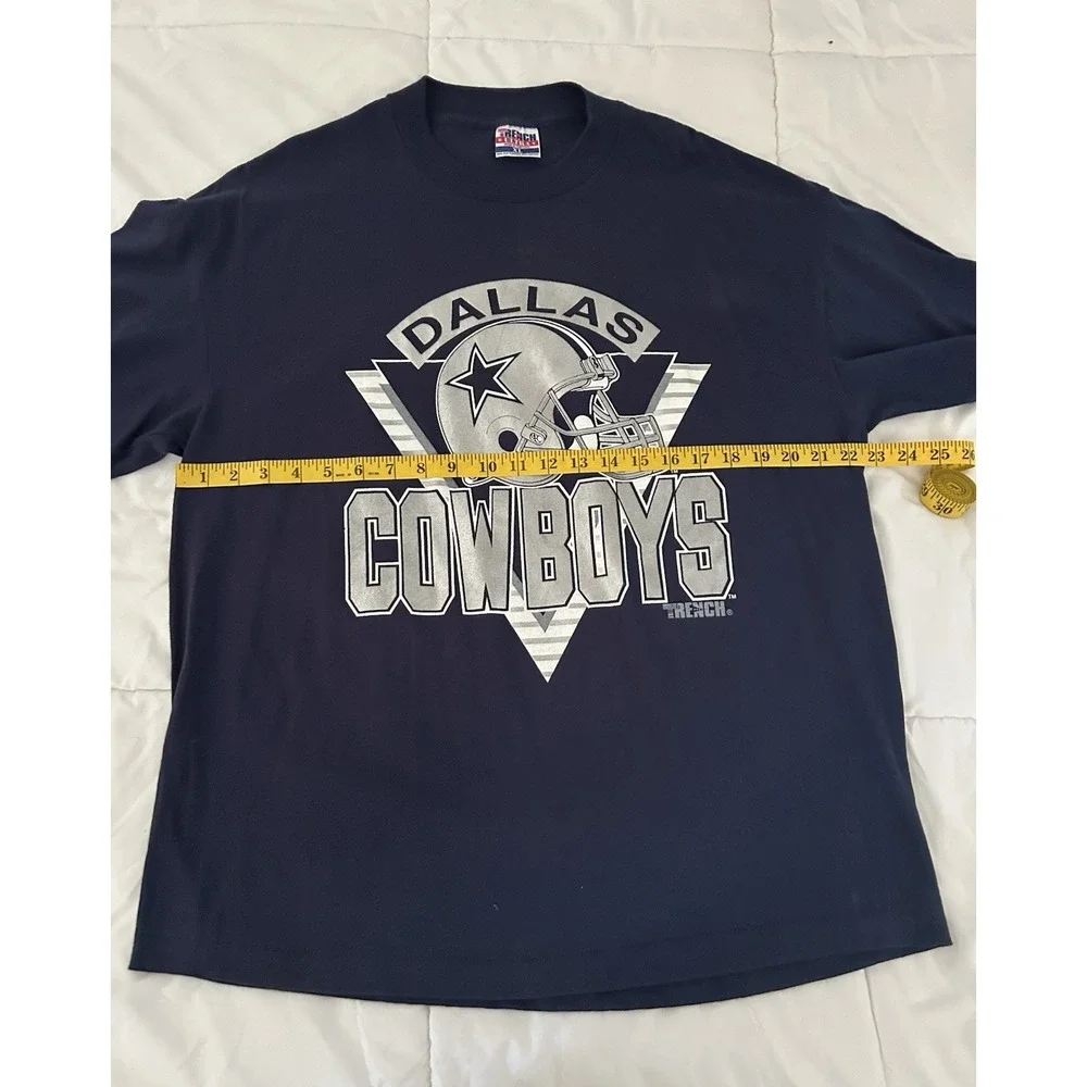 Vintage Dallas Cowboys 90's Trench Ultra T-shirt Made In USA Size XL NFL Rare